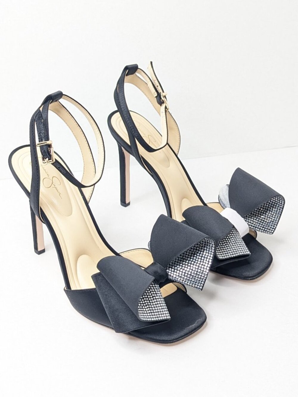 Jessica Simpson Olivine Dress Sandals Black Womens 8.5